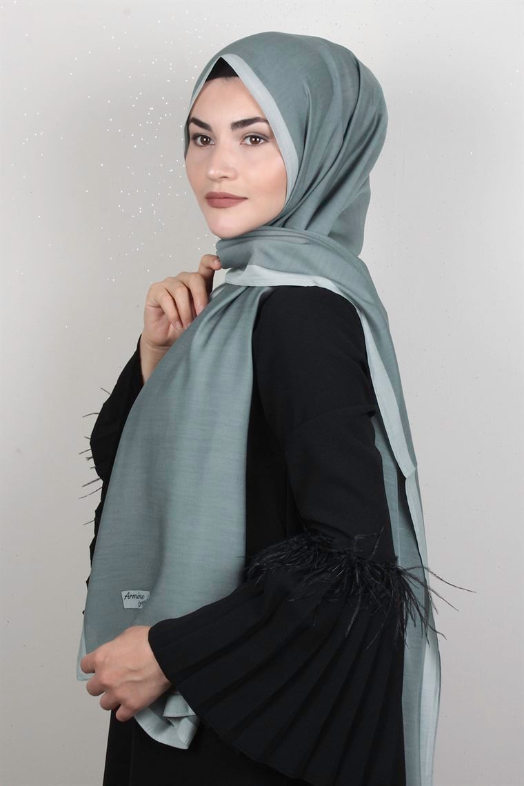 Armine Modal Şal 8687-11 Füme