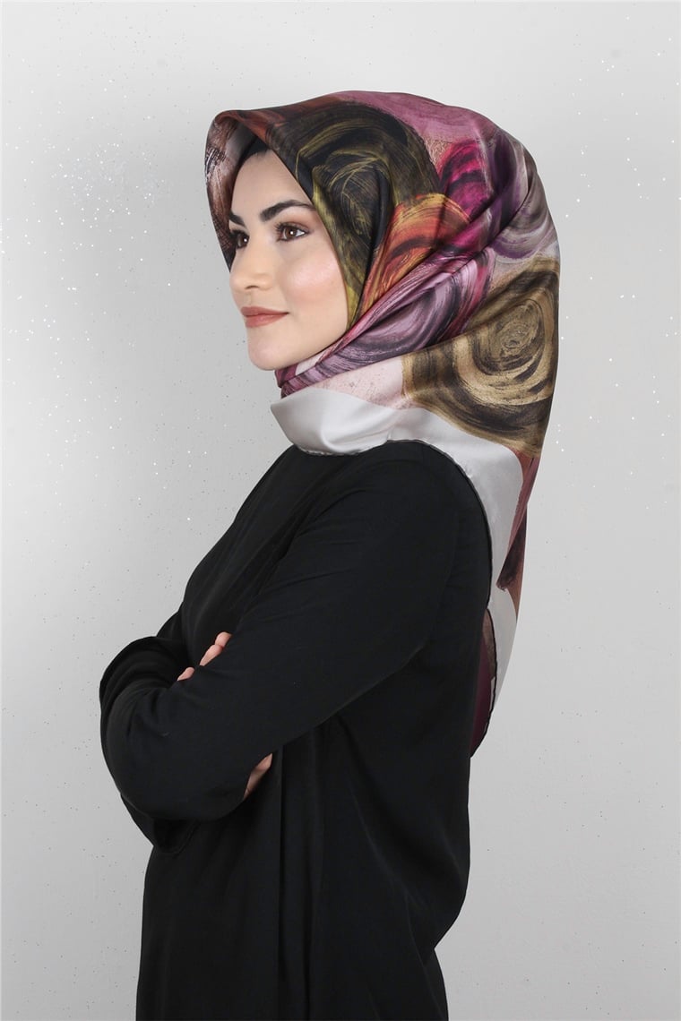 Armine Nostalji İpek Eşarp 7903-42 (Twill İpek)