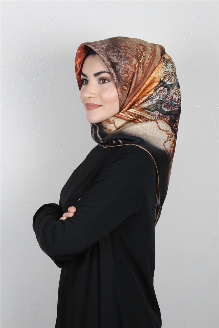 Armine Nostalji İpek Eşarp 8019-38 (Twill İpek)