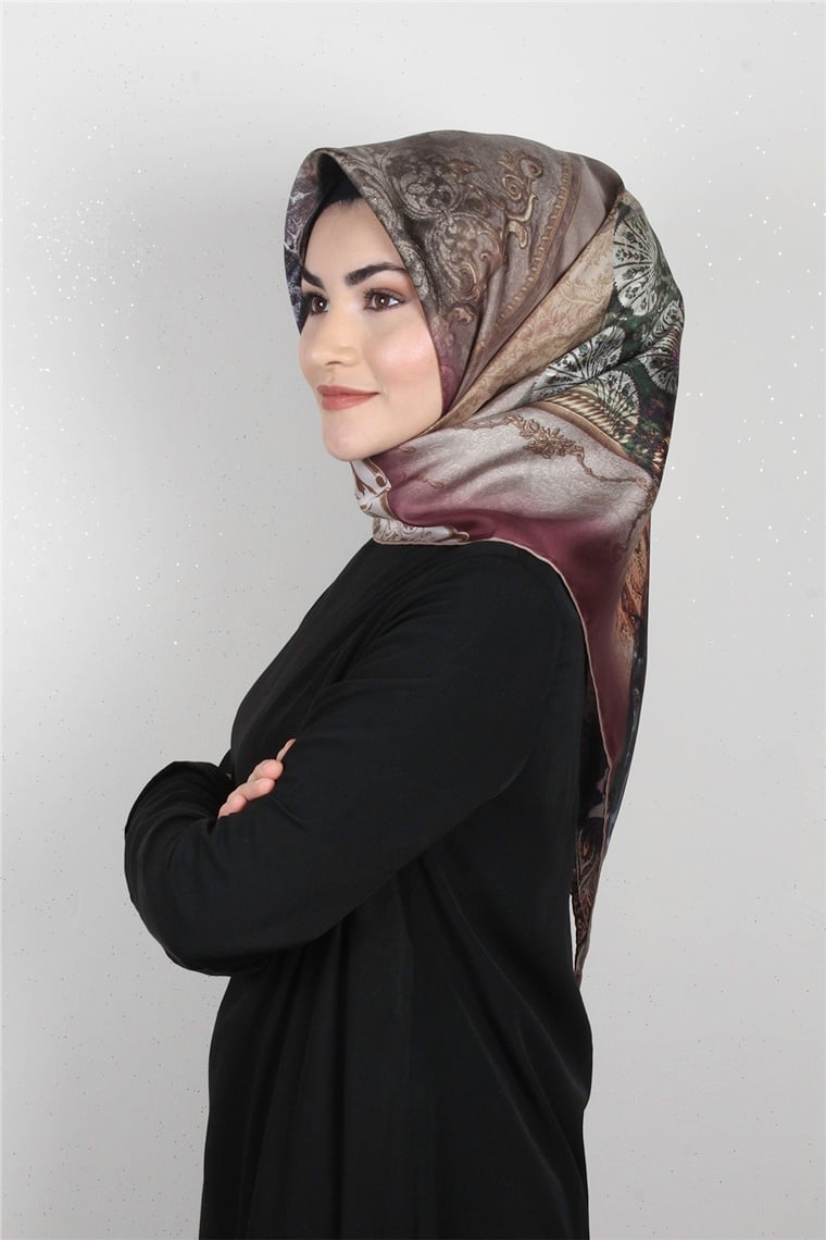 Armine Nostalji İpek Eşarp 8019-40 (Twill İpek)