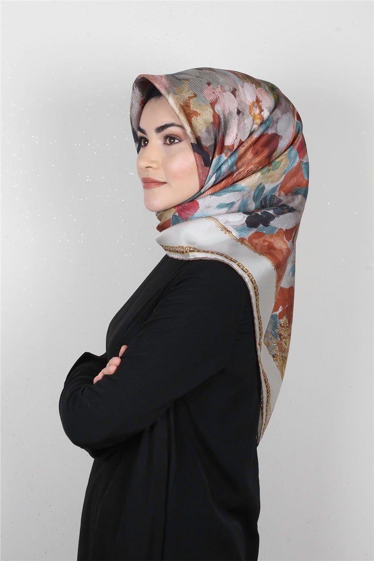 Armine Nostalji İpek Eşarp 8109-08 (Twill İpek)