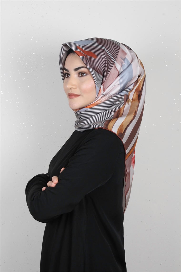 Armine Nostalji İpek Eşarp 8115-34 (Twill İpek)