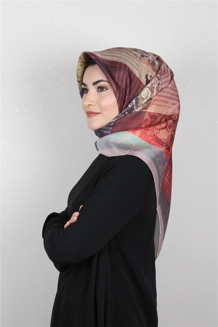 Armine Nostalji İpek Eşarp 8125-33 (Twill İpek)