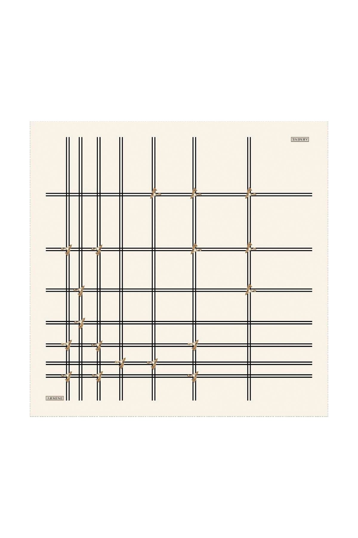 Armine Nostalji İpek Eşarp 8656-04