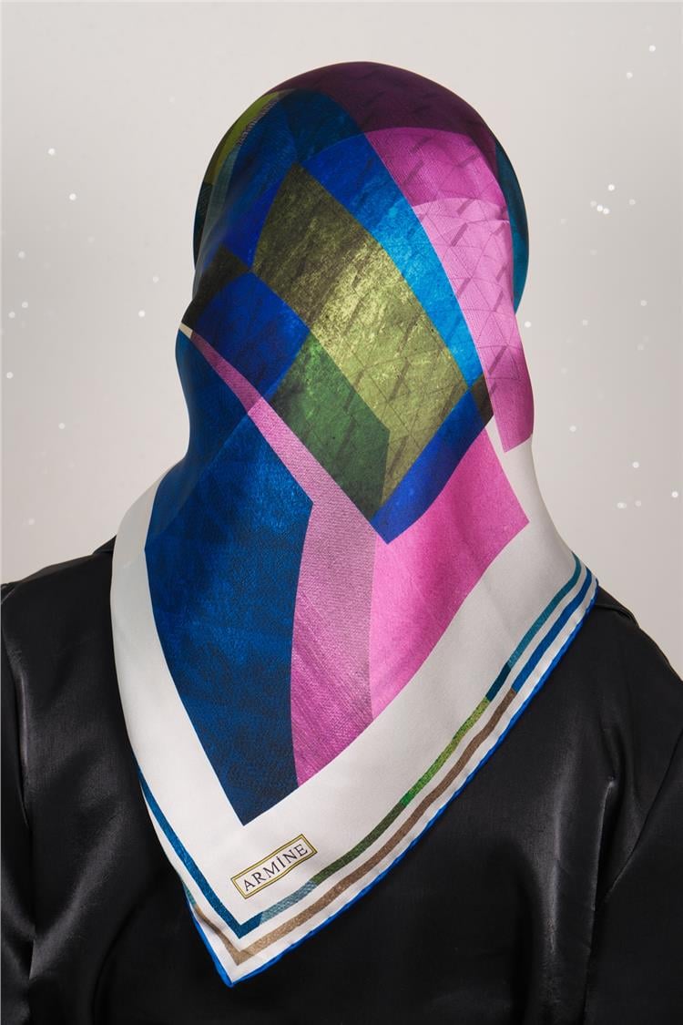 Armine Nostalji İpek Eşarp 90020-03