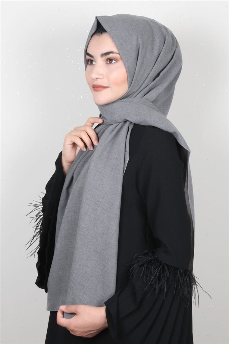 Armine Pamuklu Trend Şal 3000-2 Füme