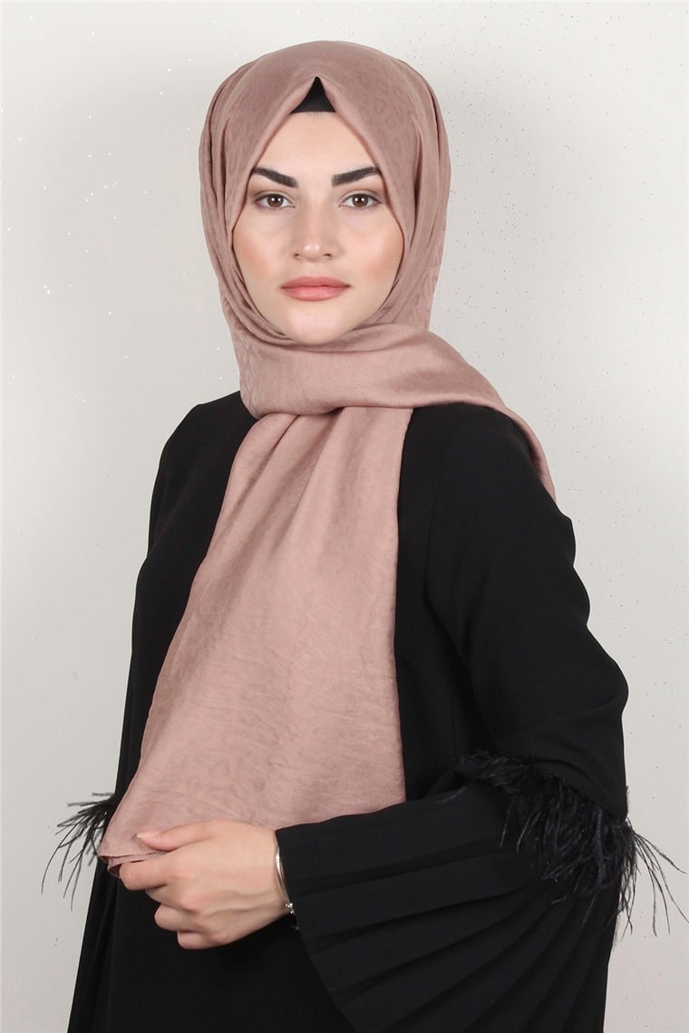 Armine Trend Lina Şal 1367-8 Leopar-Fondöten