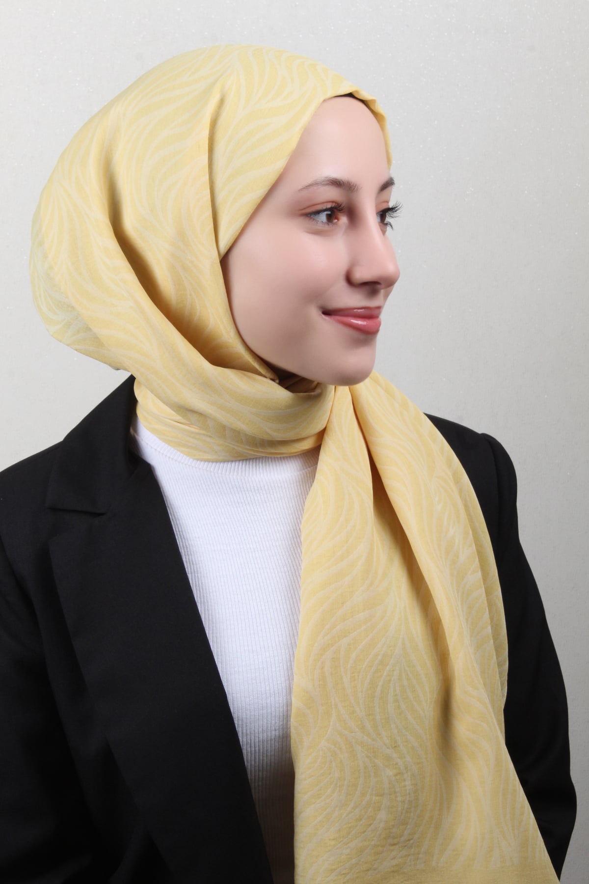 Armine Ultralıght Şal 3111-1 Soft Sarı