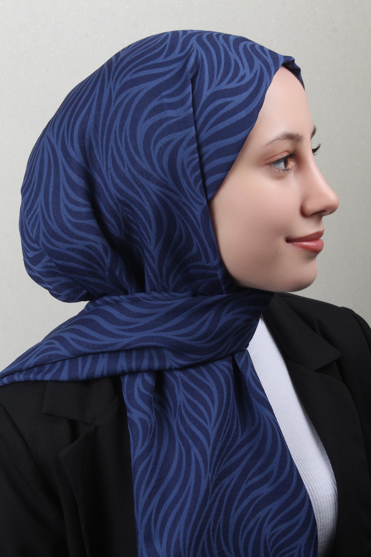 Armine Ultralıght Şal 3111-10 Lacivert