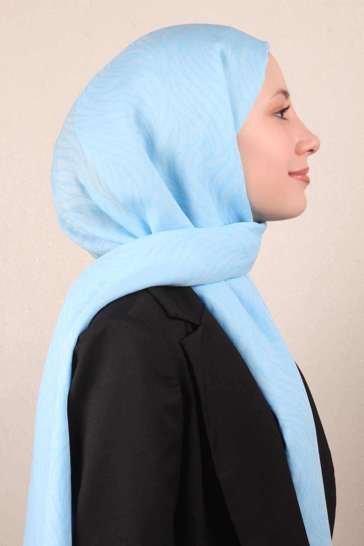 Armine Ultralıght Şal 3111-14 Açık Mavi
