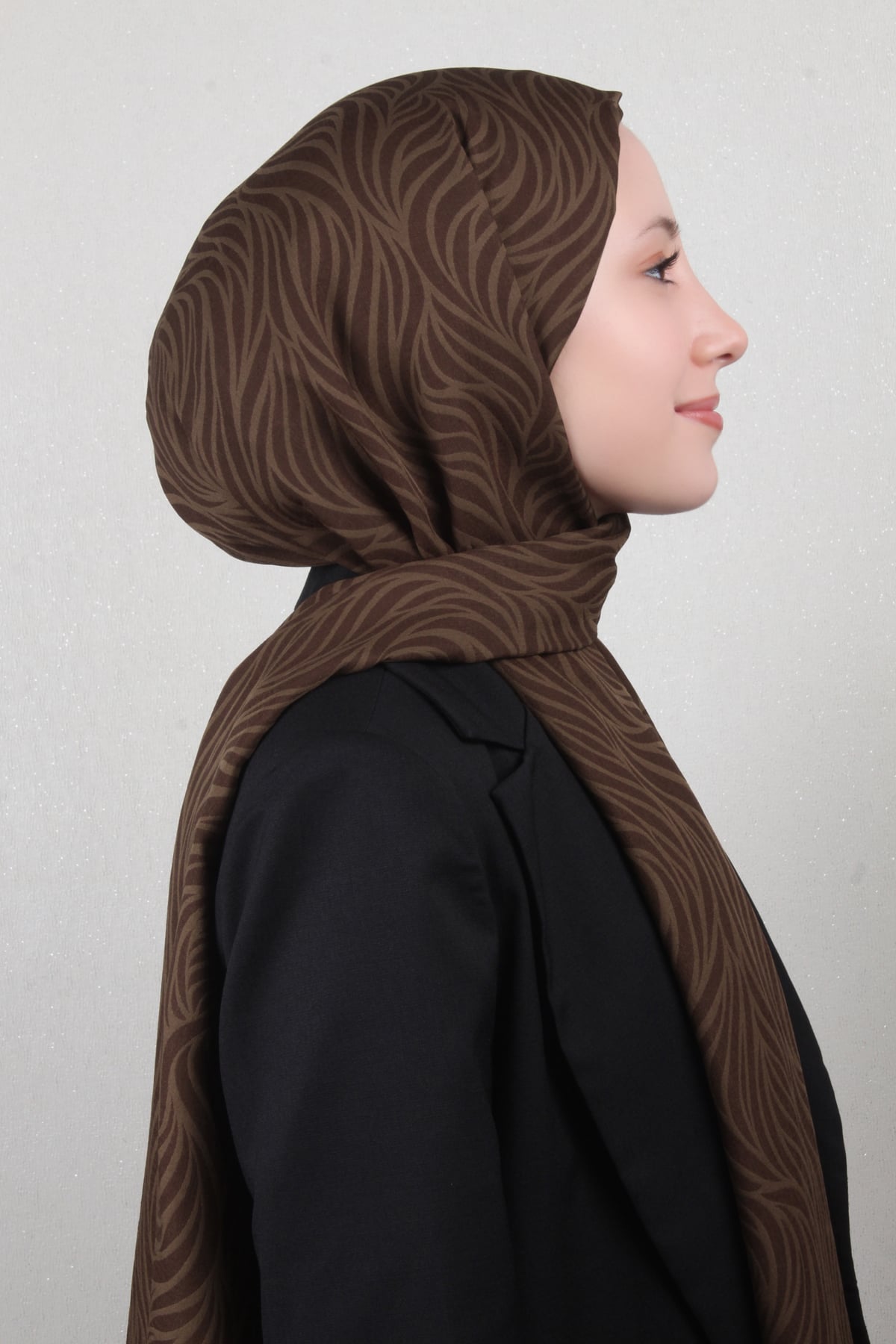 Armine Ultralıght Şal 3111-19 Acı Kahve