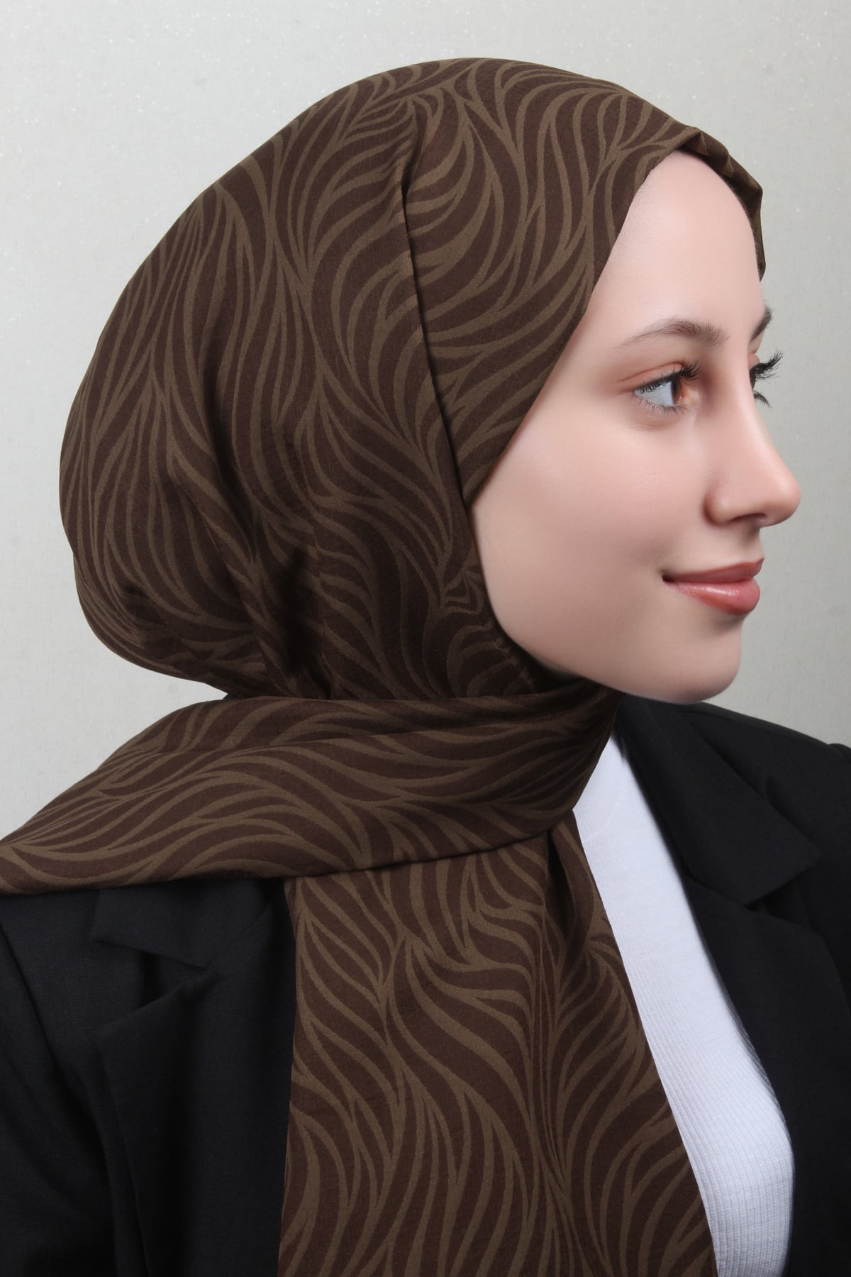 Armine Ultralıght Şal 3111-19 Acı Kahve
