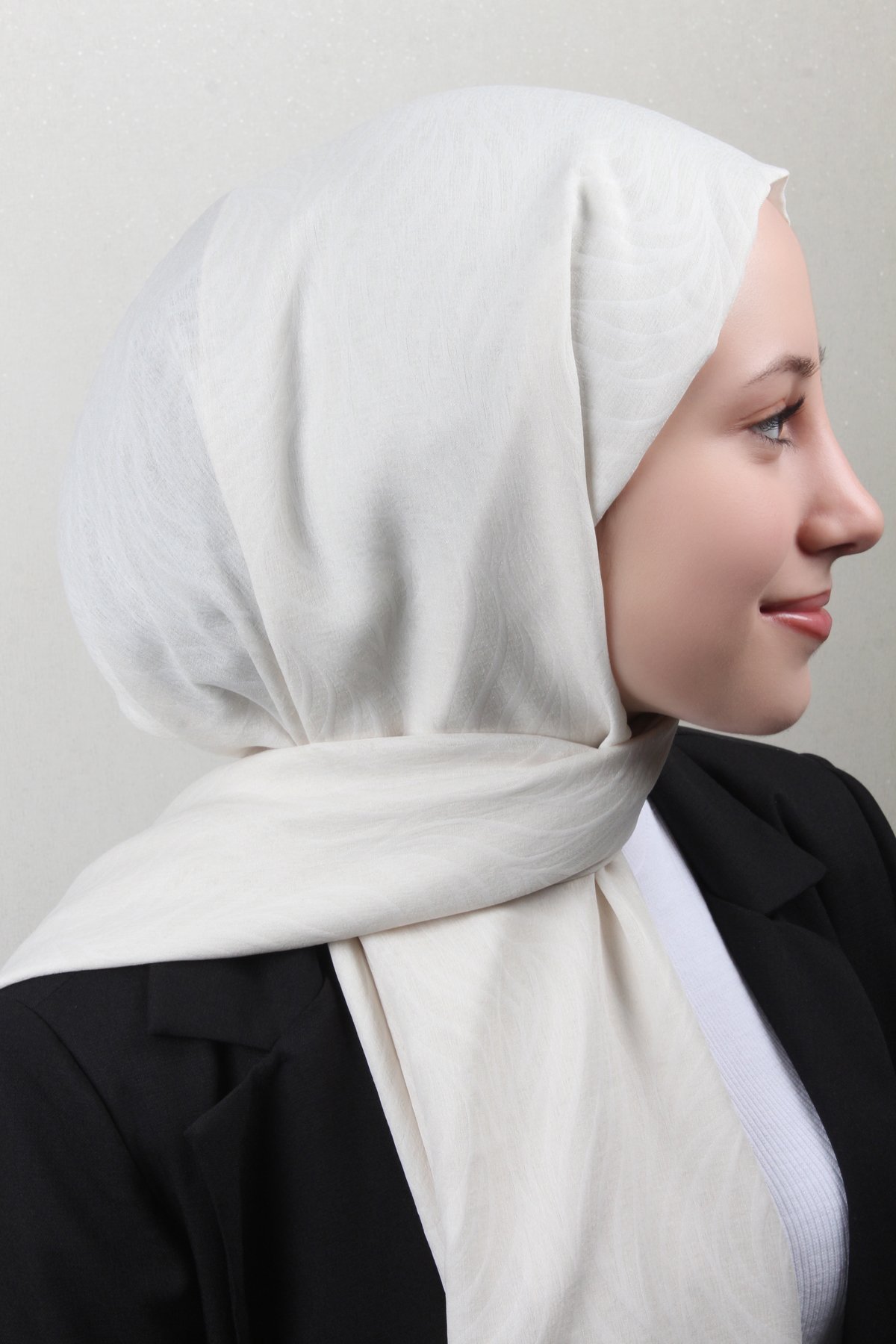 Armine Ultralıght Şal 3111-2 Kemik