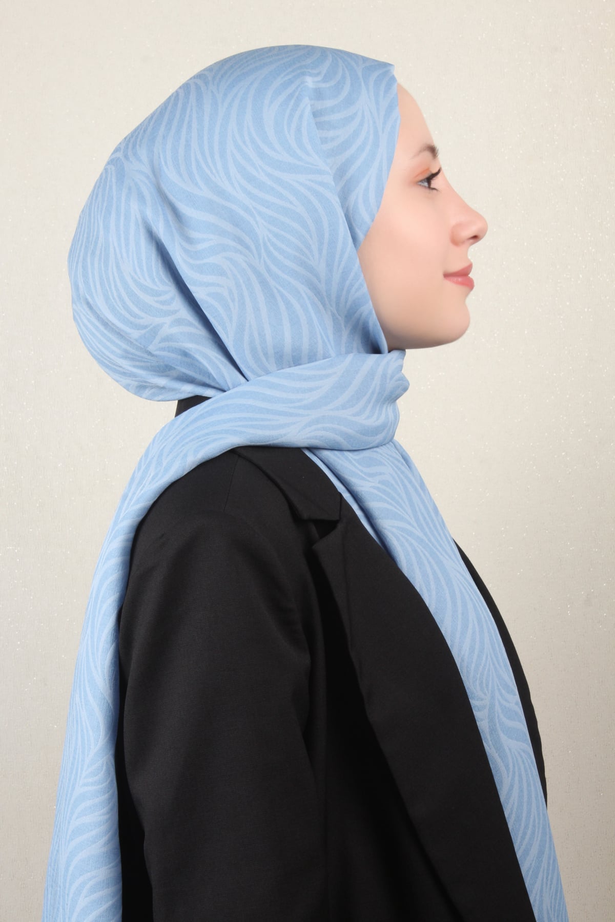 Armine Ultralıght Şal 3111-21 Bebe Mavisi