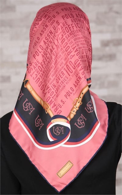 102-0032-02 U.S POLO ASSN EŞARP PEMBE