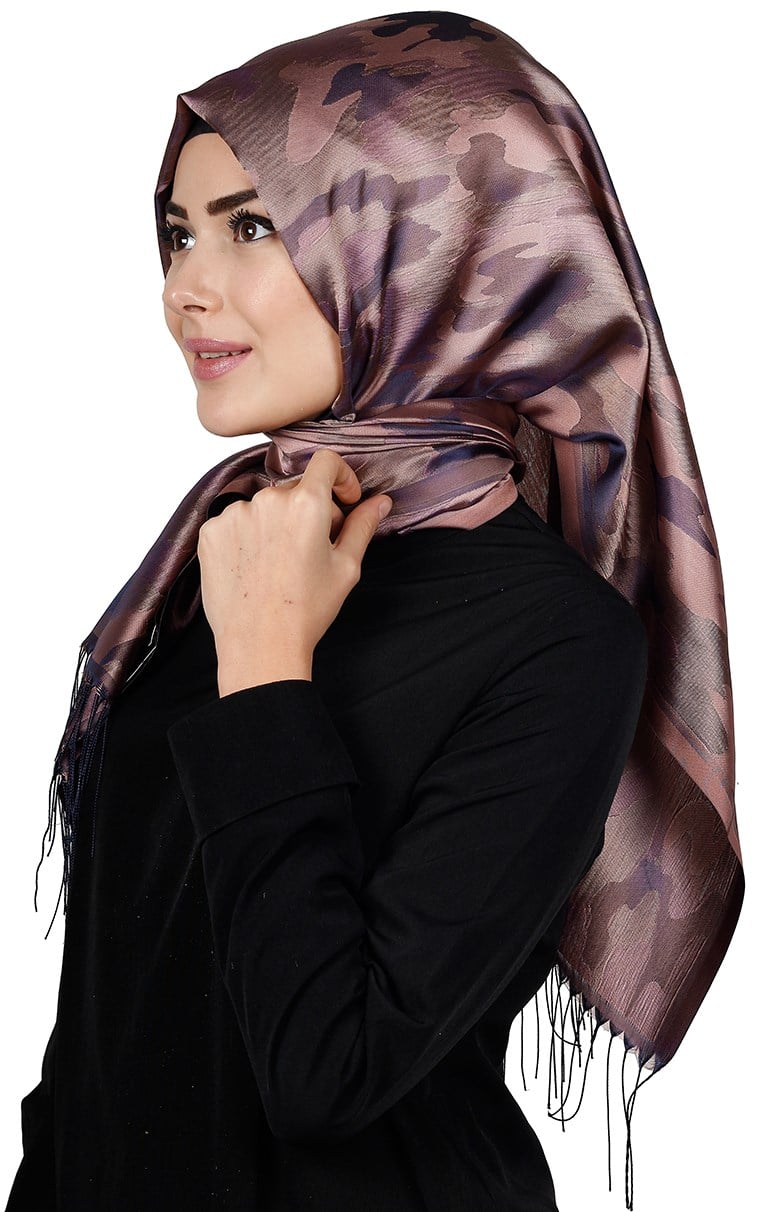 Kamuflaj İpeksi Şal 5550-2