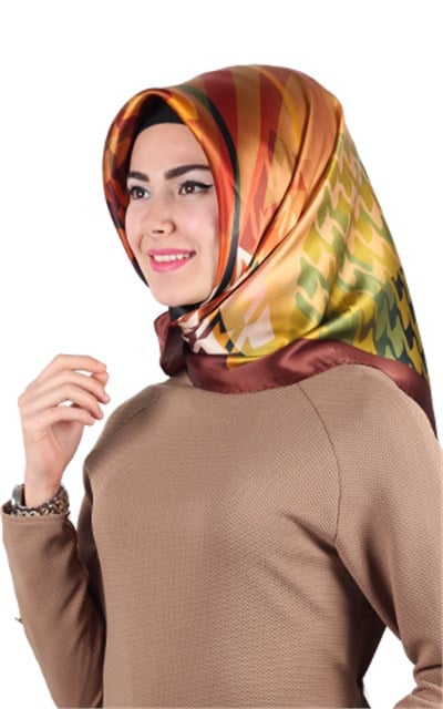 6435-15 ARMİNE İPEK EŞARP 2015 YAZ