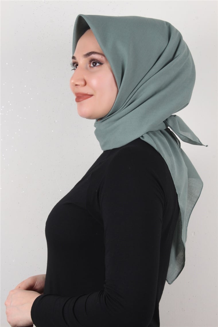 Bambu & Coton Eşarp 3087-16 Mint Yeşili