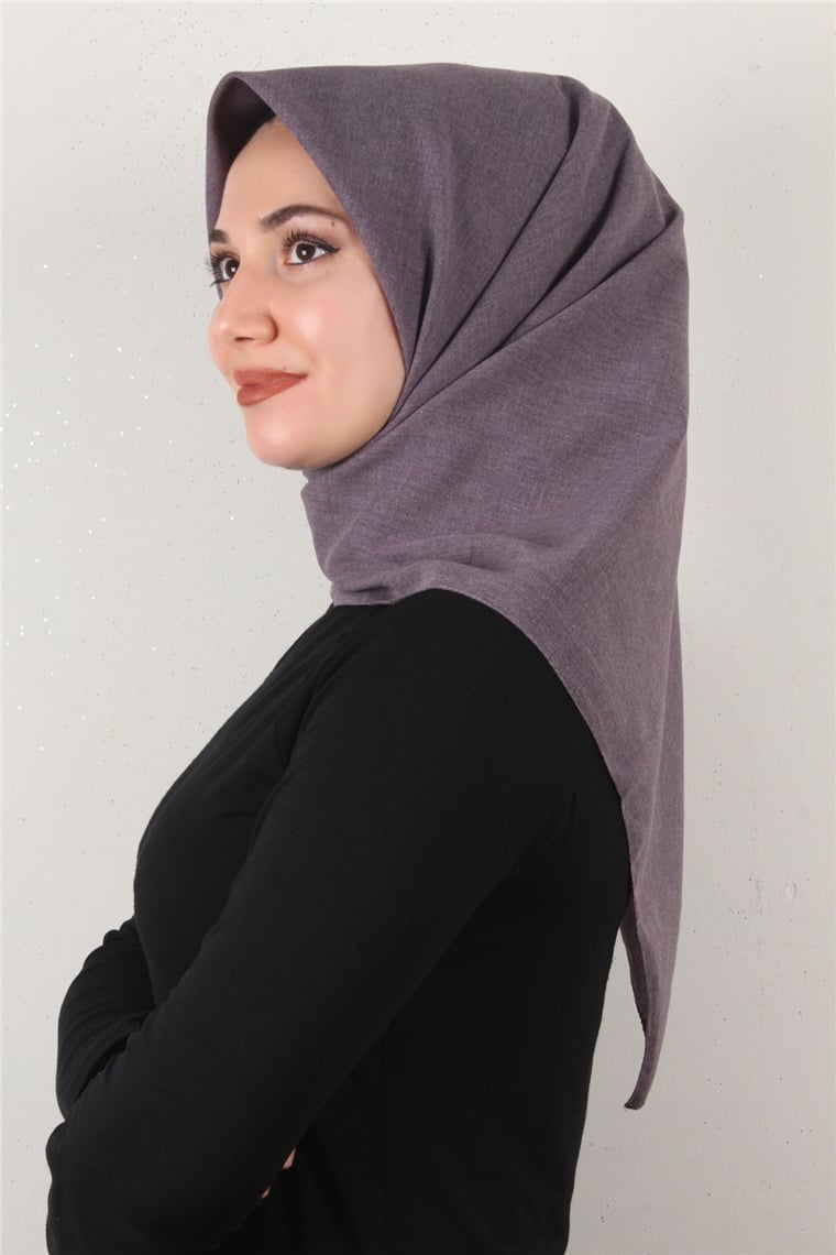Bambu & Coton Eşarp 3087-18 İncir Moru