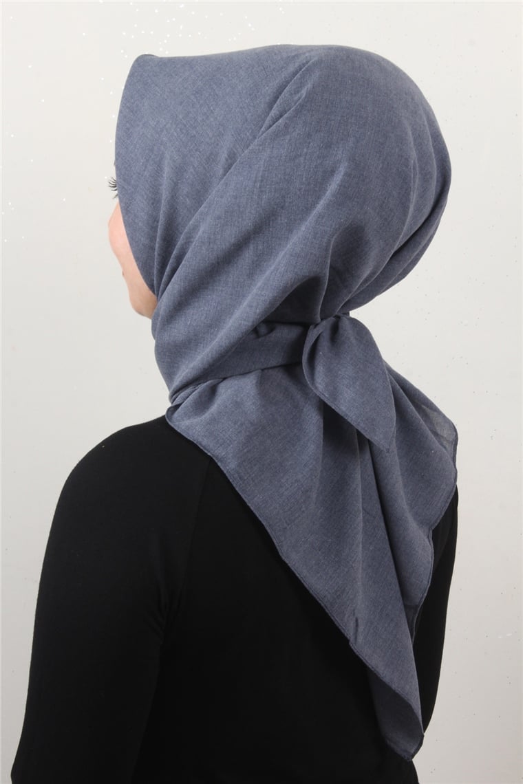 Bambu & Coton Eşarp 3087-24 Kot Mavi