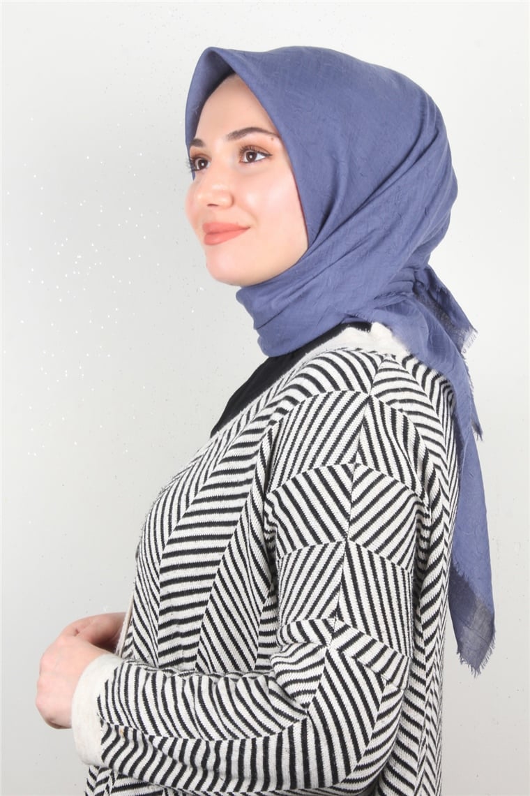 Bambu Kraşlı Eşarp 3081-23 Leylak