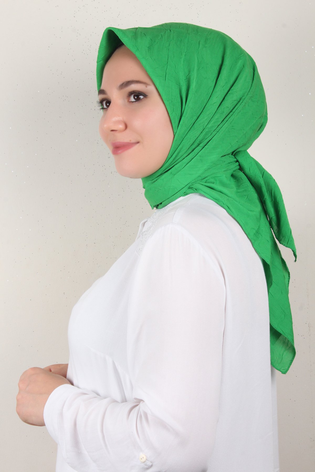 Bambu Kraşlı Eşarp 3081-49 Benetton