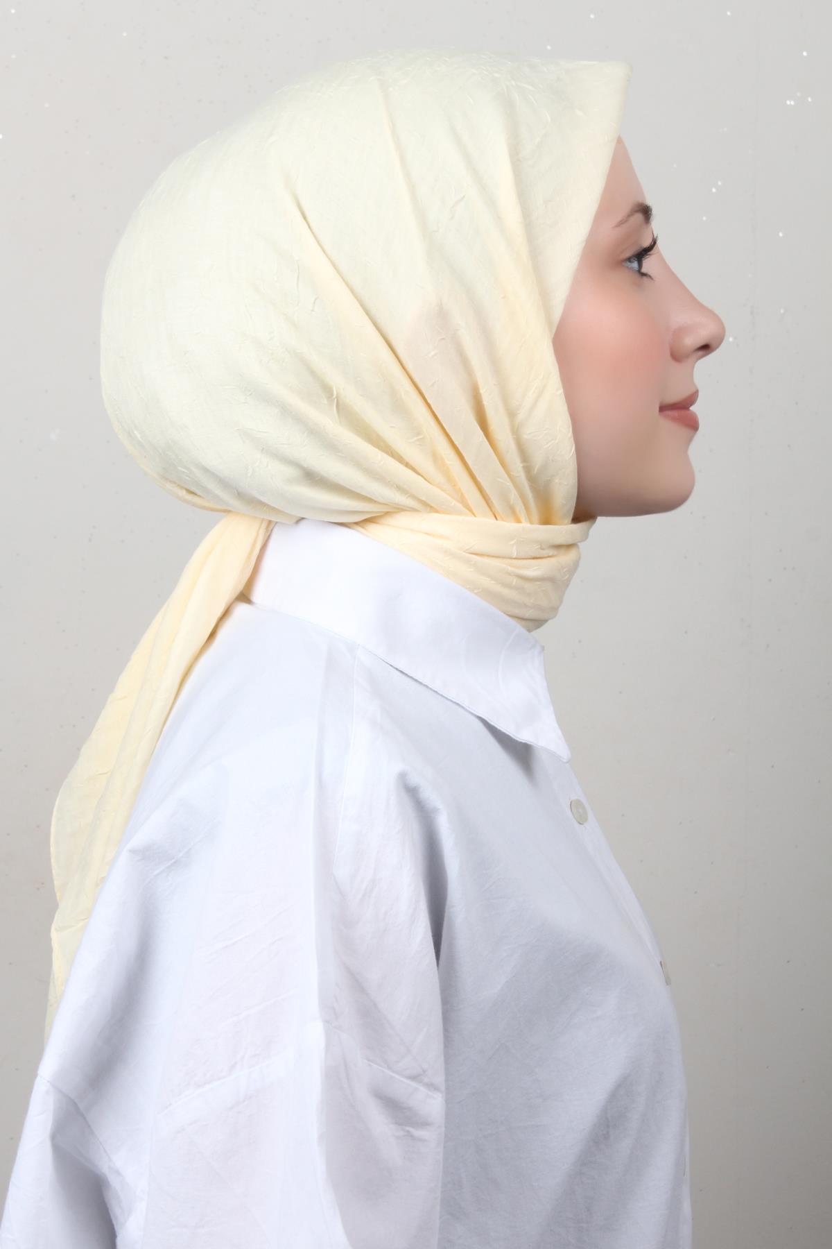 Bambu Kraşlı Eşarp 3081-77