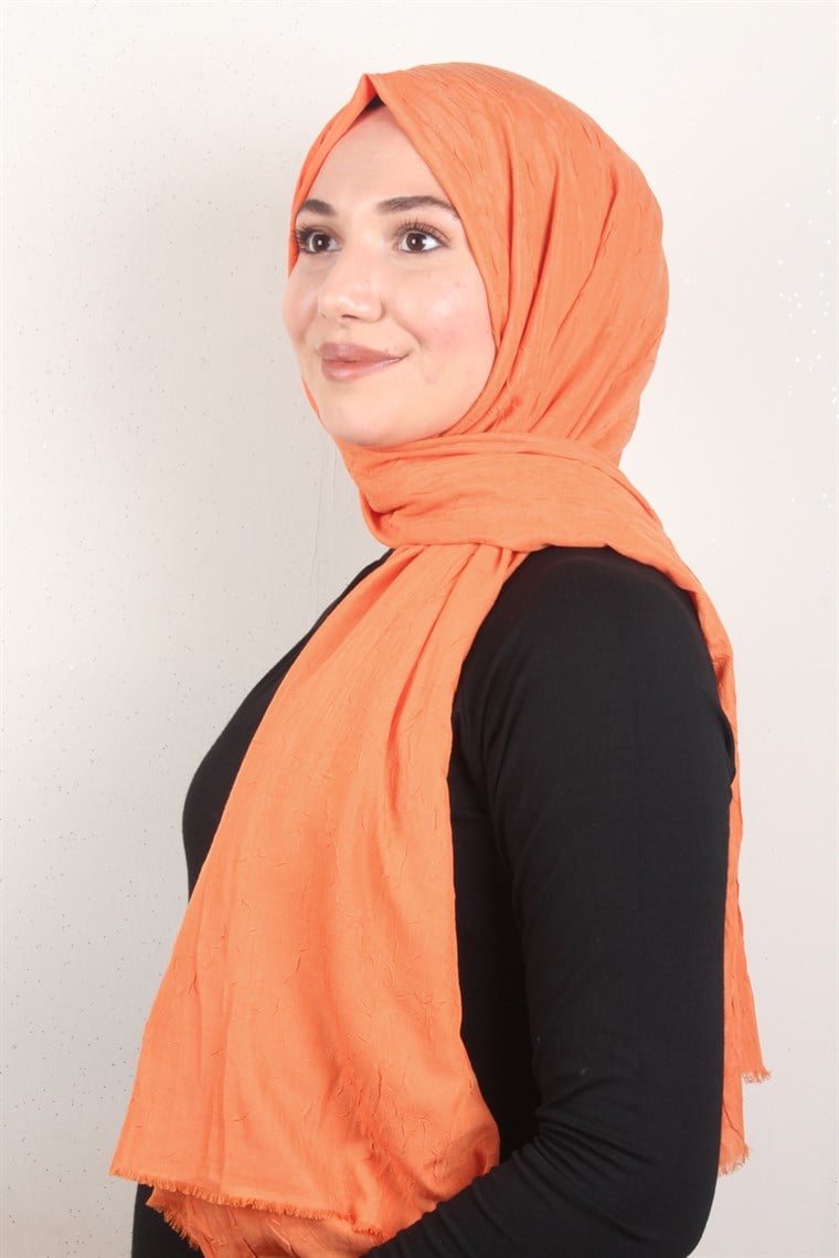 Bambu Kraşlı Şal 2724-60 Orange