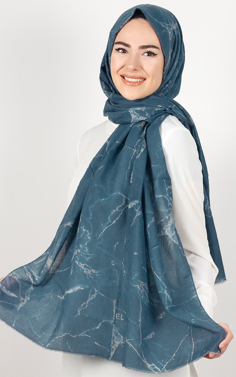 Akel Mermer Desen Şal 5000-7