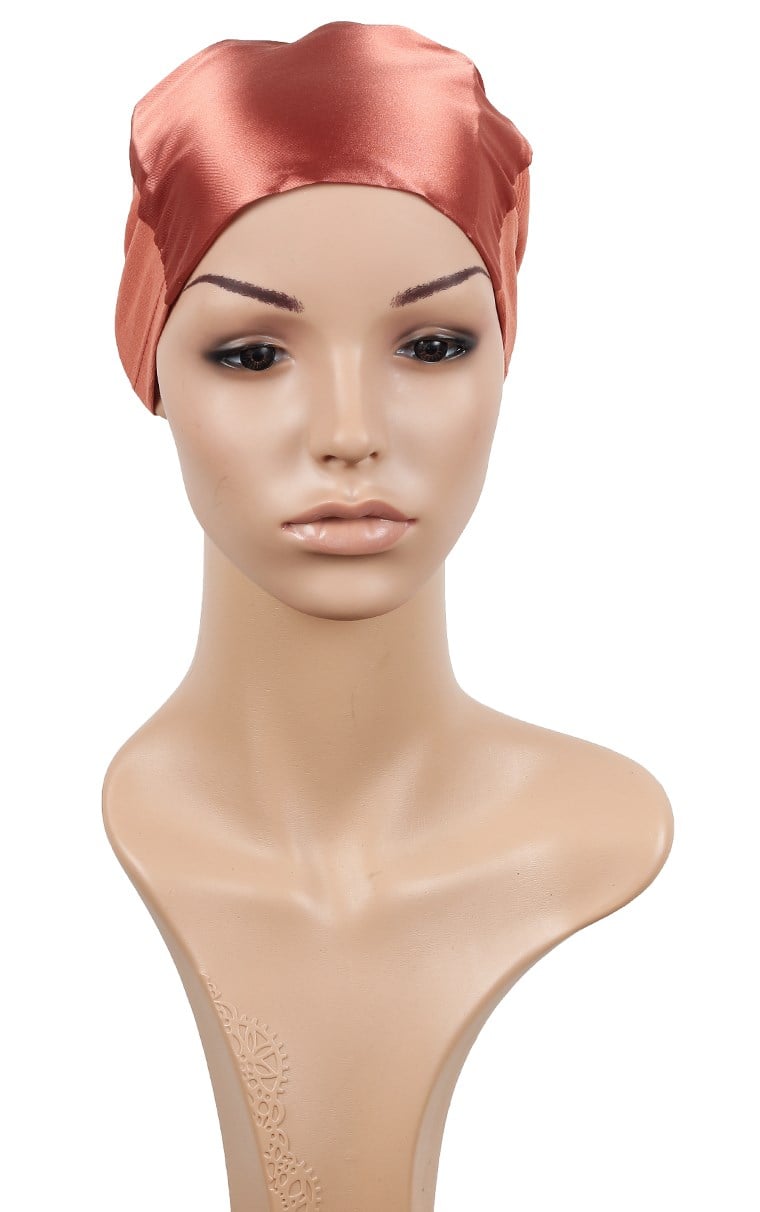 Saten Eşarp Bonesi 2508-1