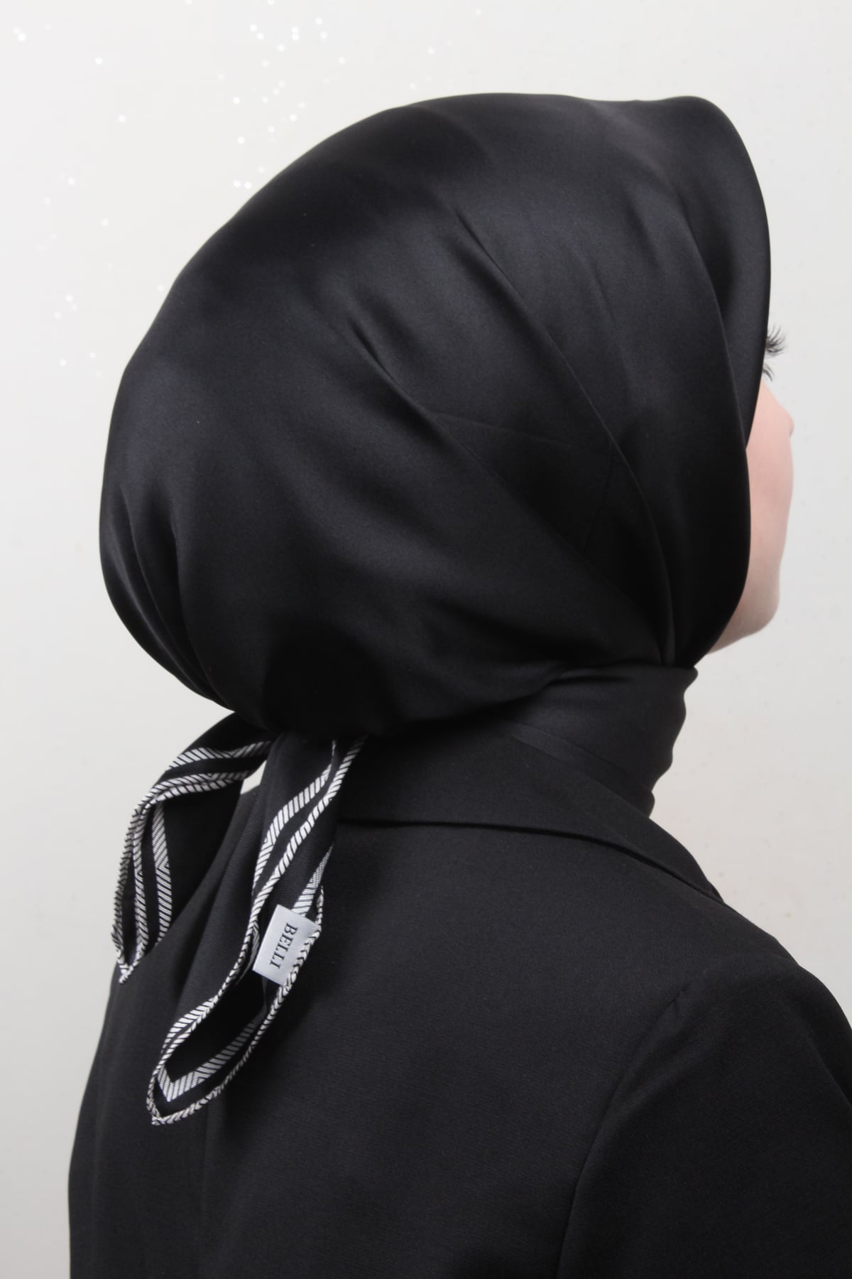 Belli Twil İpek Eşarp 40009-11 Siyah