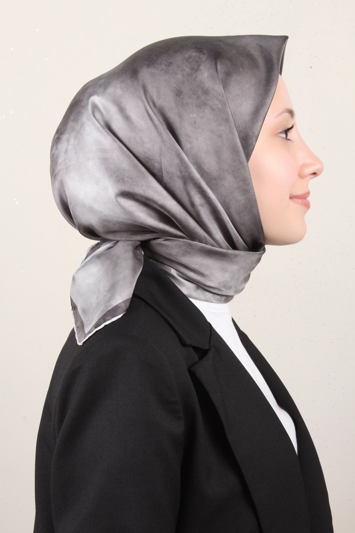 Belli Twil İpek Eşarp 4008-86 Gri