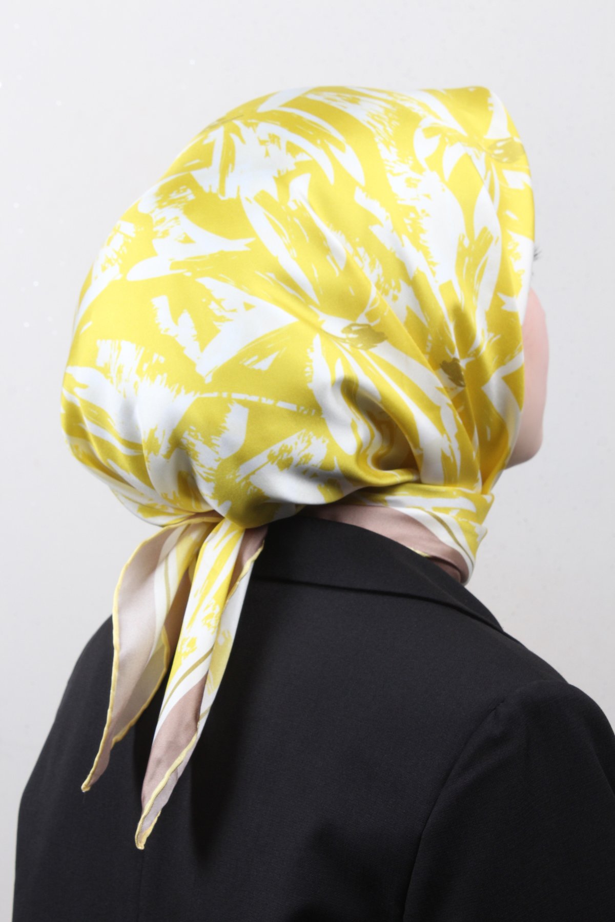 Belli Twil İpek Eşarp 4014-35 Sarı