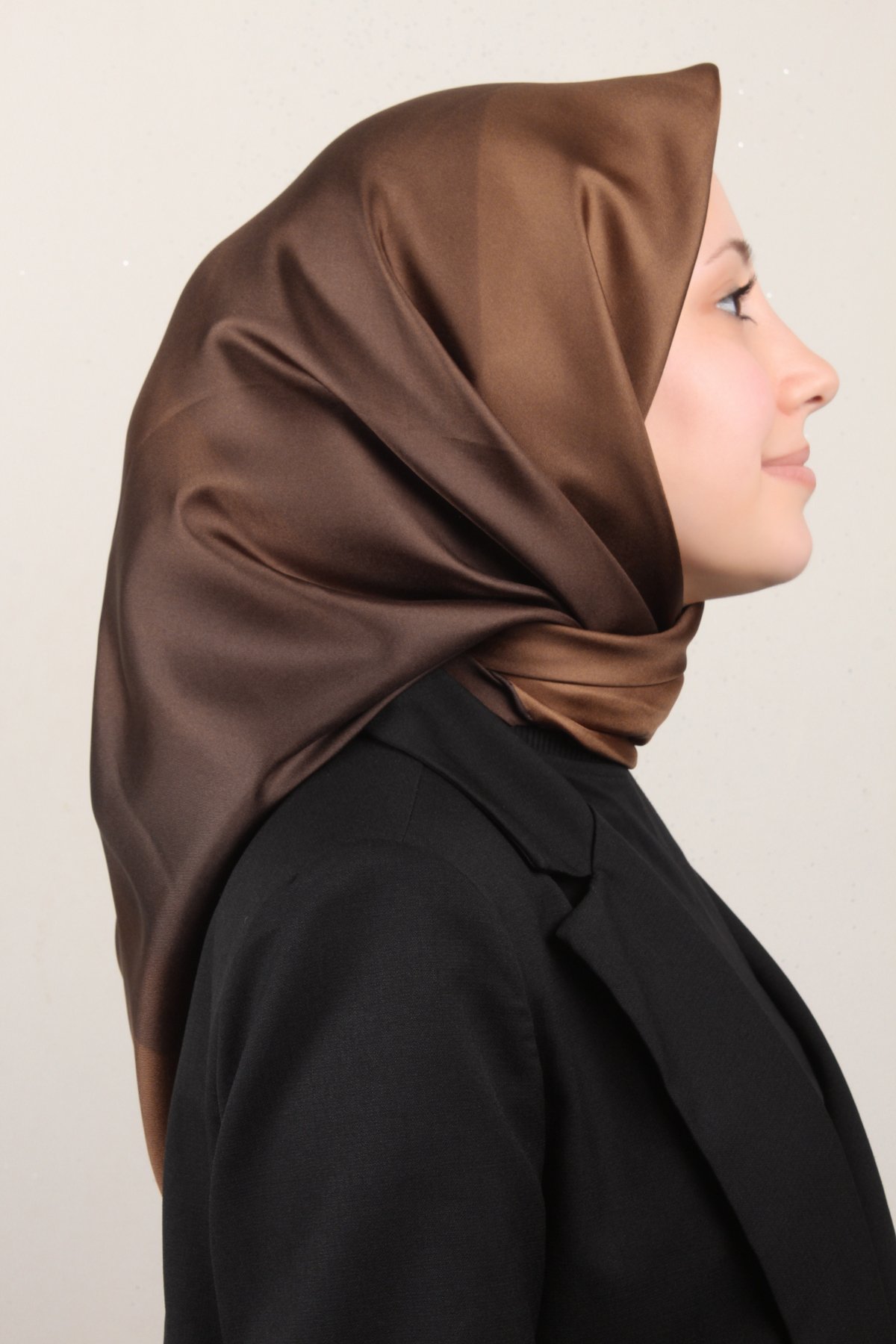 Belli Twil İpek Eşarp 4019-50 Karamel