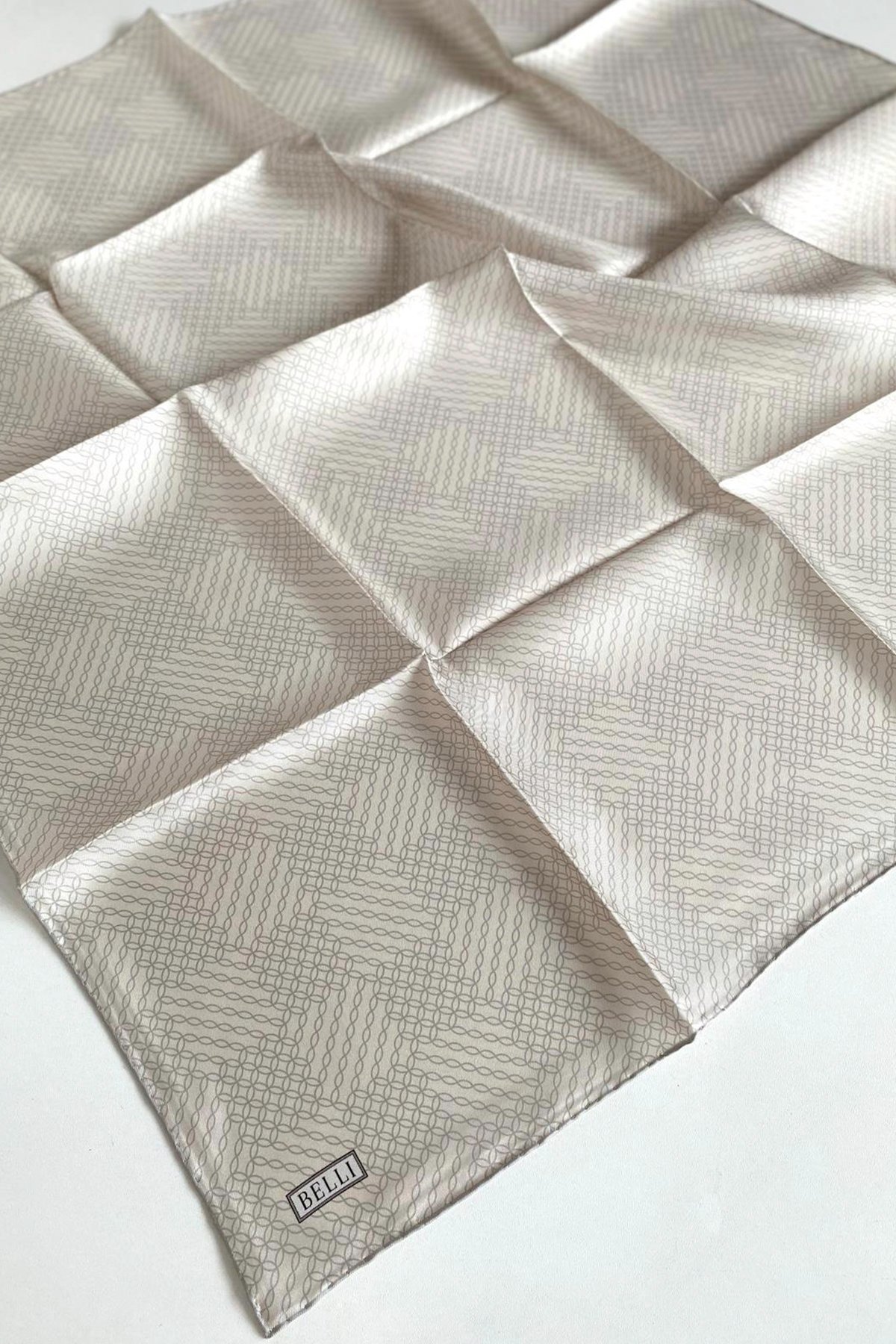Belli Twill İpek Eşarp 2025 Yaz 4104-55