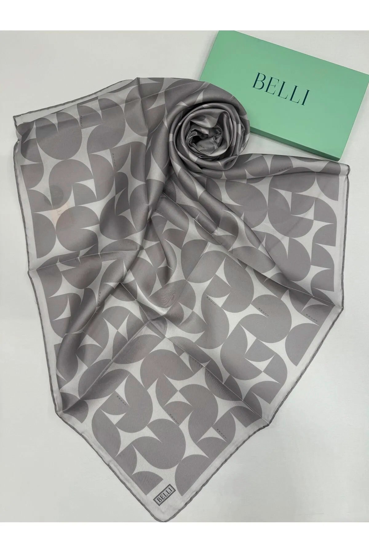 Belli Twill İpek Eşarp 2025 Yaz 41177-82