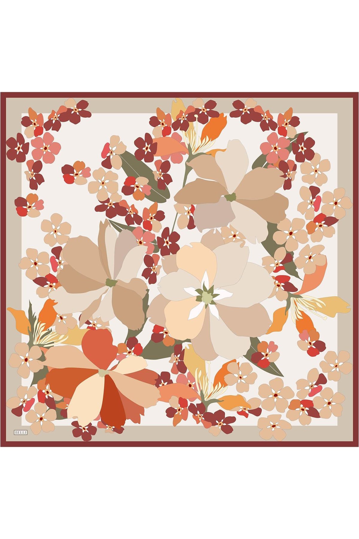 Belli Twill İpek Eşarp 4011-84