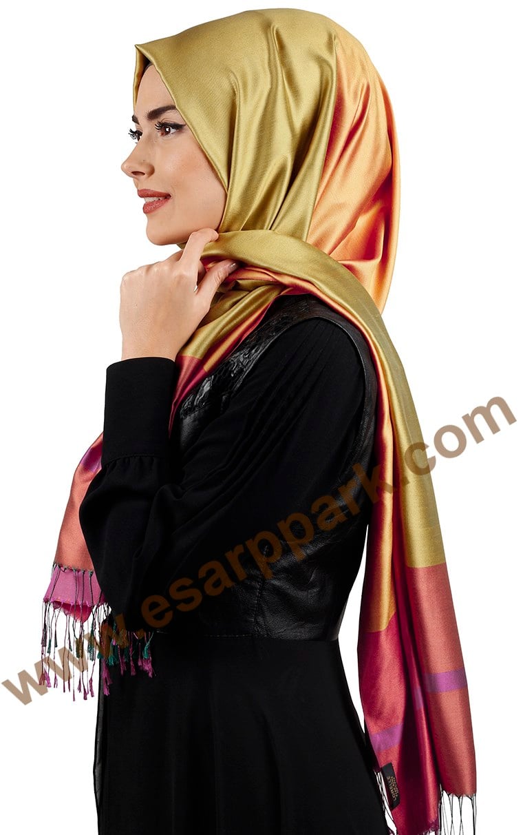 Bordürlü İpek Şal 108-10