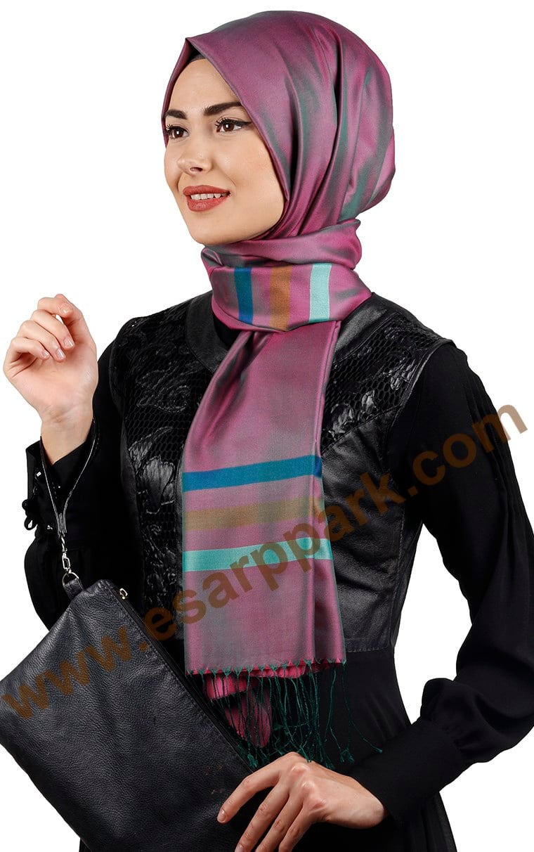 Bordürlü İpek Şal 108-9