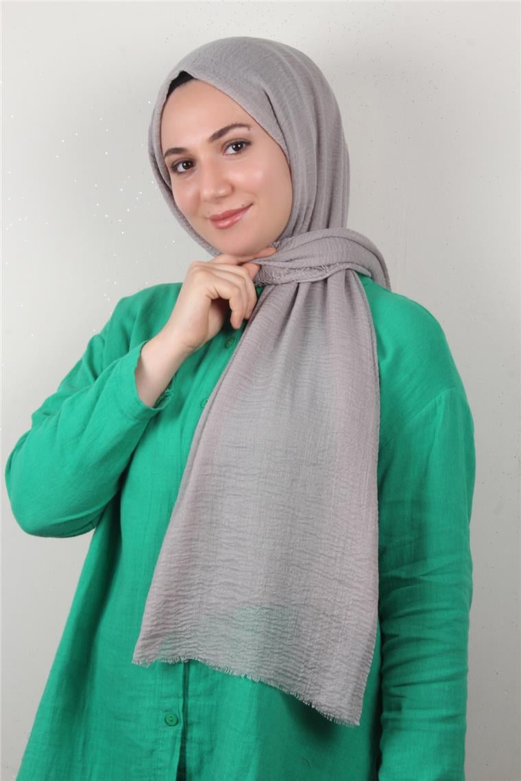 Bürümcük İnce Şal 3093-10 Duman 