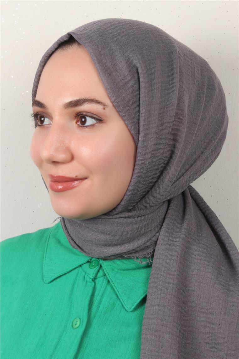 Bürümcük İnce Şal 3093-21 Füme