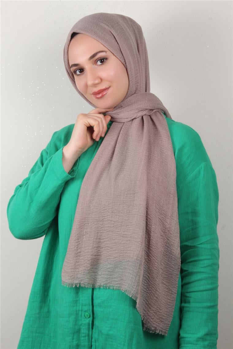 Bürümcük İnce Şal 3093-24 Toprak