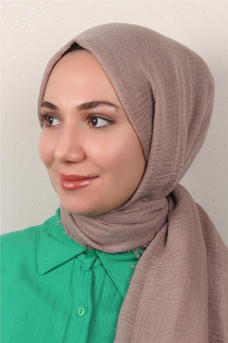 Bürümcük İnce Şal 3093-24 Toprak