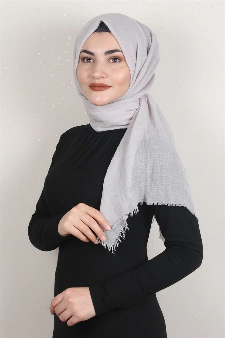 Bürümcük Şal 2025-5 Açık Gri
