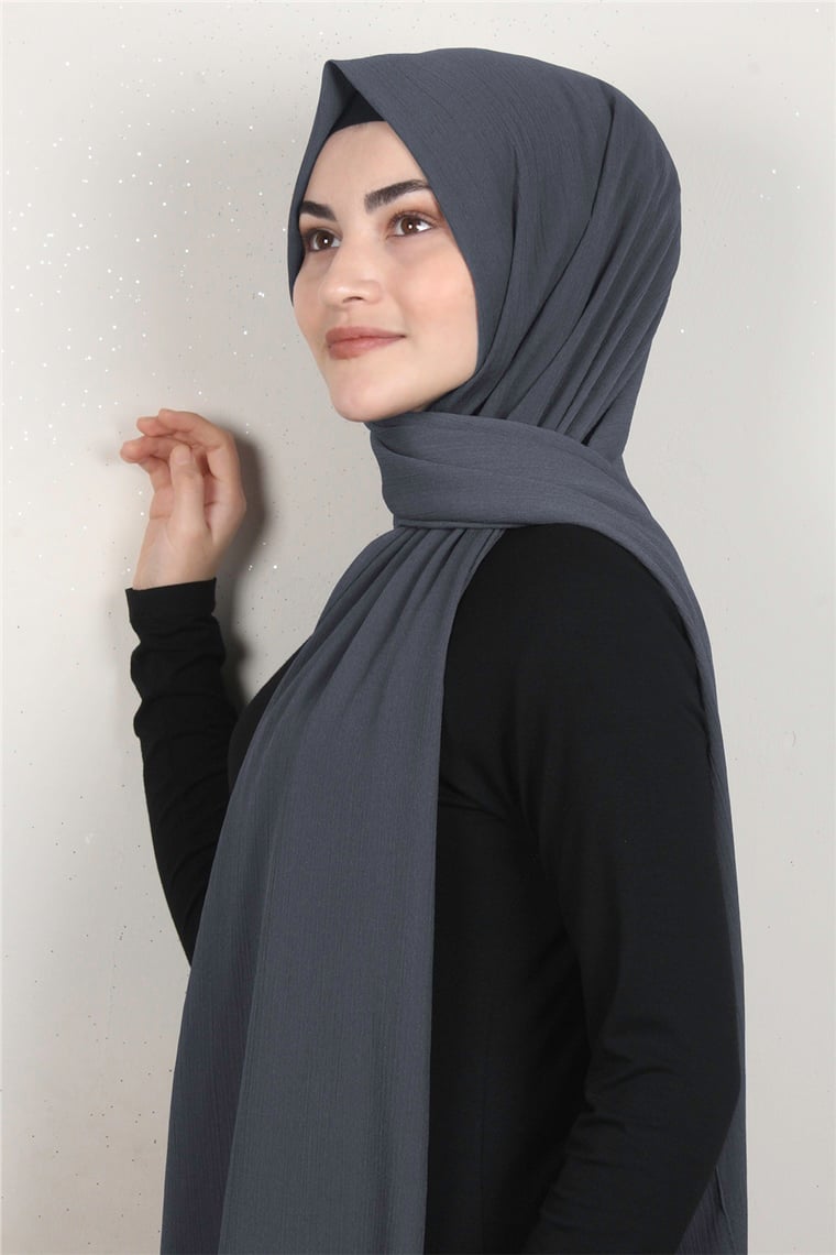 Caz Krinkıl Şal 2725-12 Kurşun
