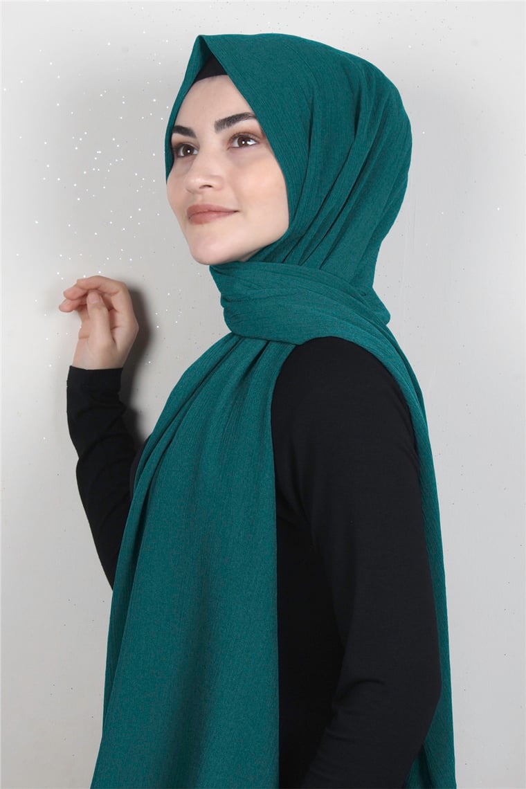 Caz Krinkıl Şal 2725-20 Petrol Mavisi