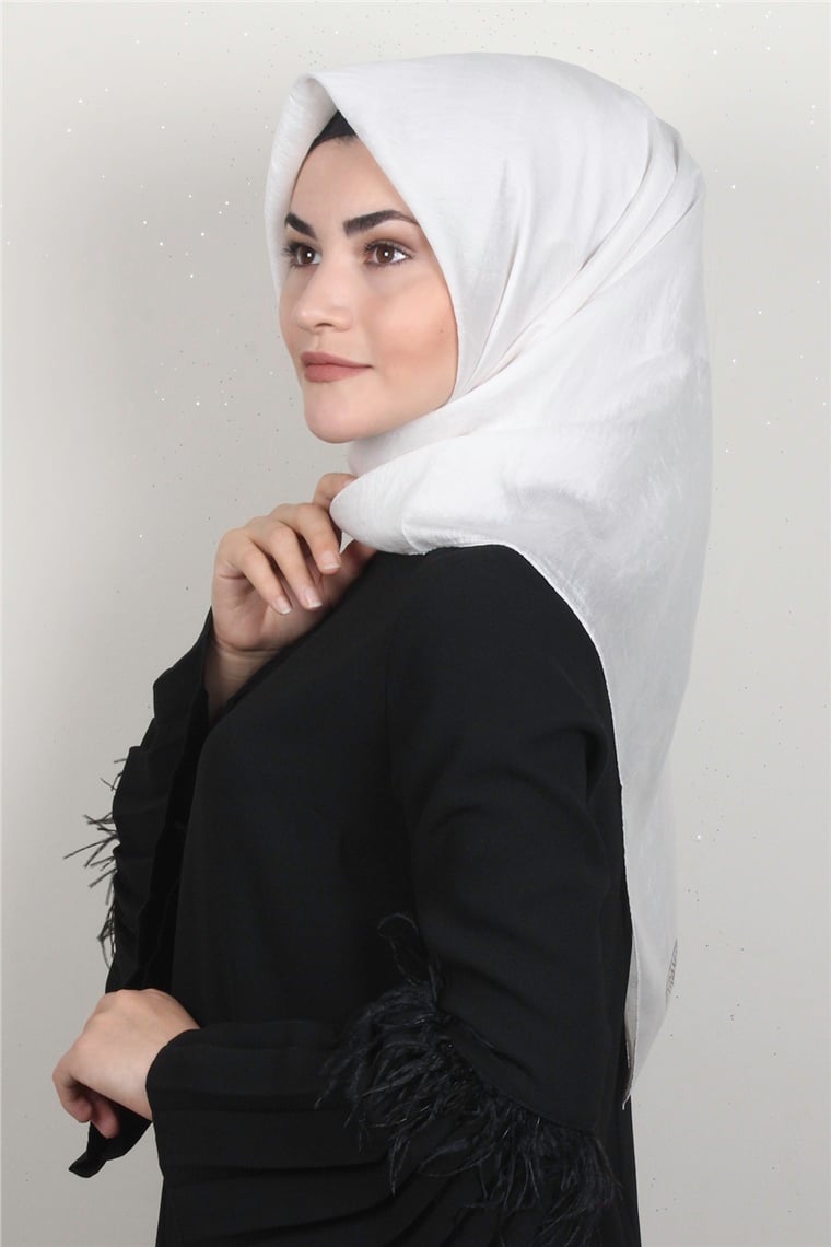 Cazz Eşarp 3080-2 Beyaz