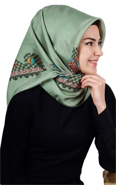 İndirimli İthal İpek Eşarp 1305-5