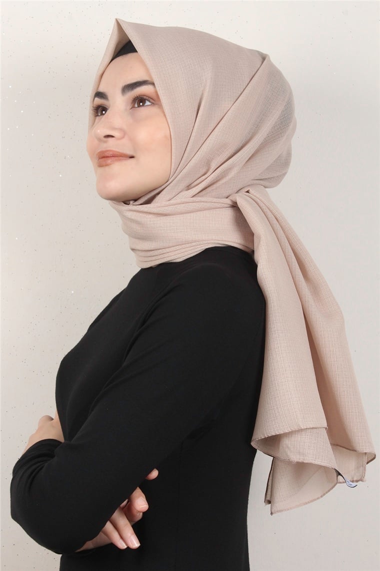 City Şal 8080-17 Bej