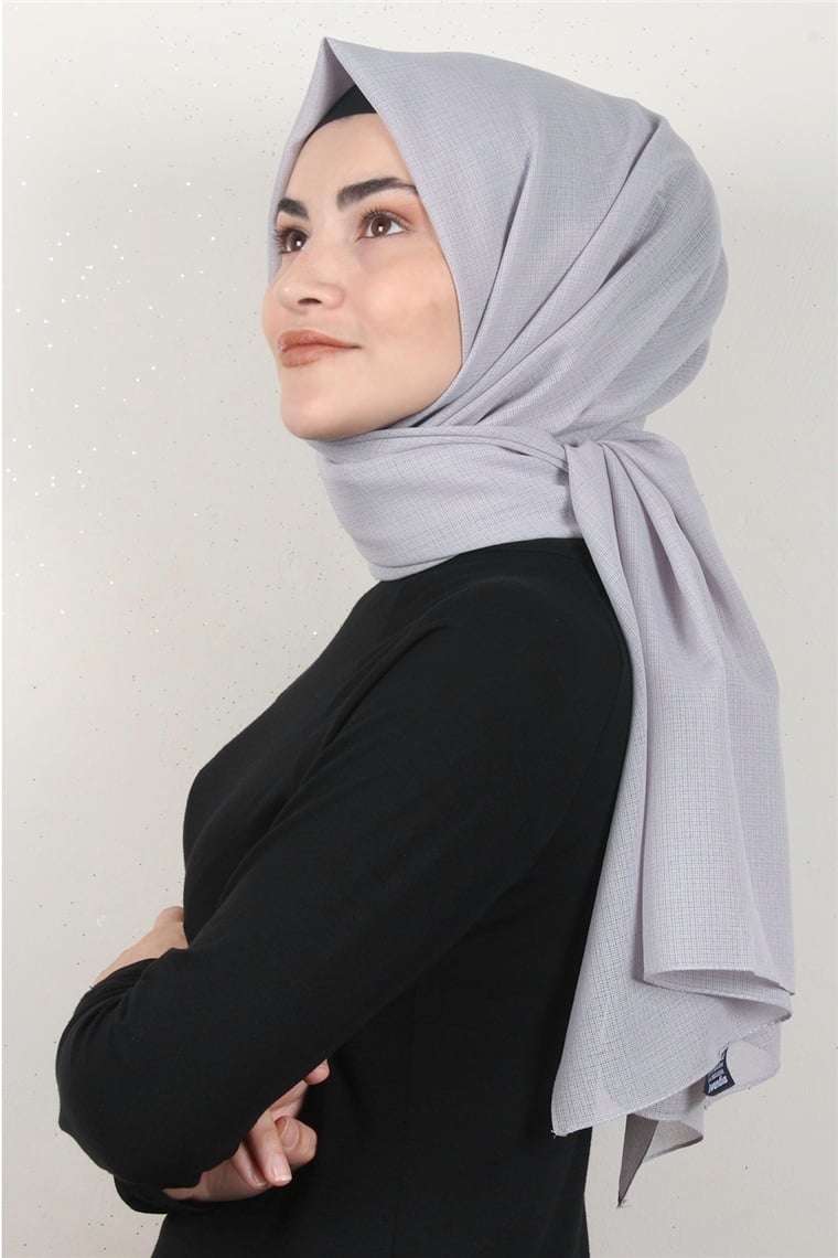 City Şal 8080-19 Gri